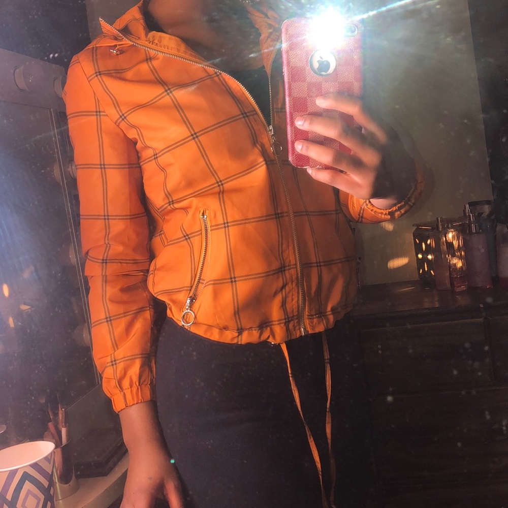 Orange jacket